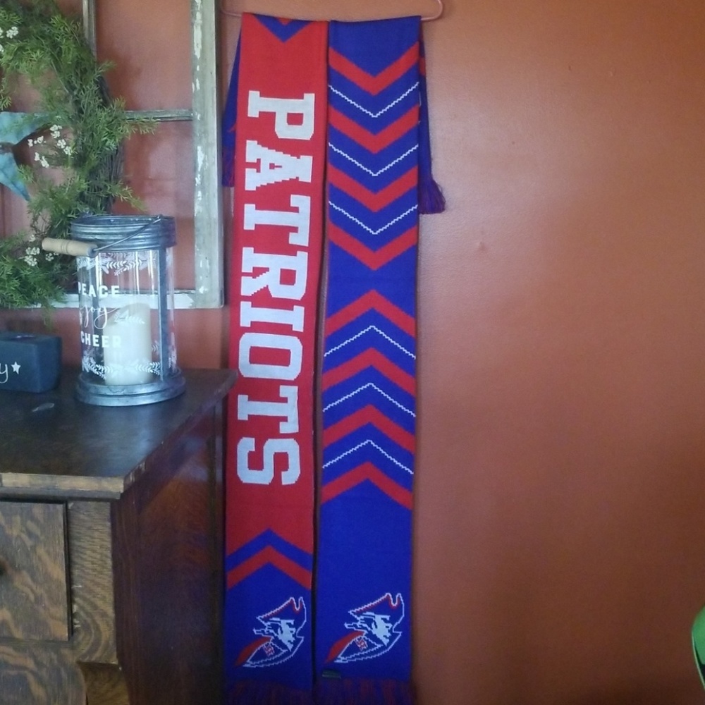 Patriot Scarf Show your School or NFL Team Spirit